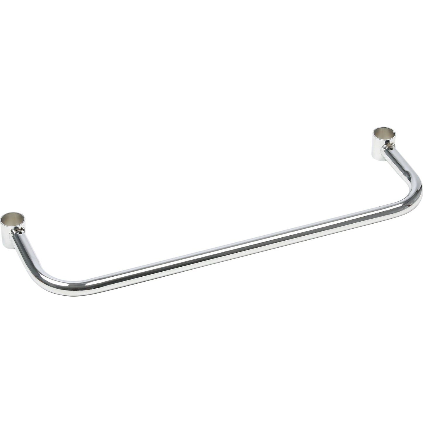 Bar for wire mesh table trolley, width 610 mm, chrome plated.