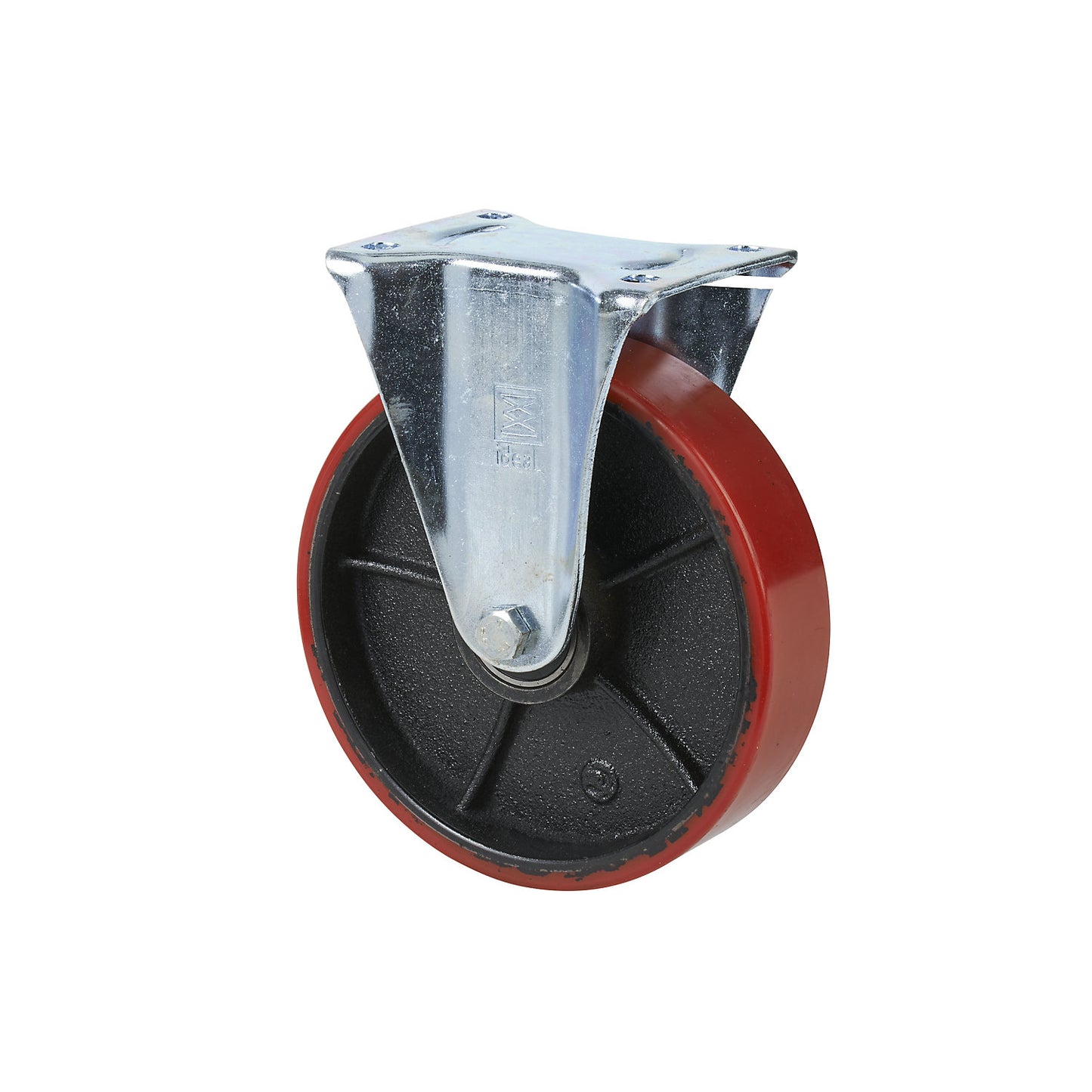 Spare wheel, Ø 200 x 50 mm, fixed castor.