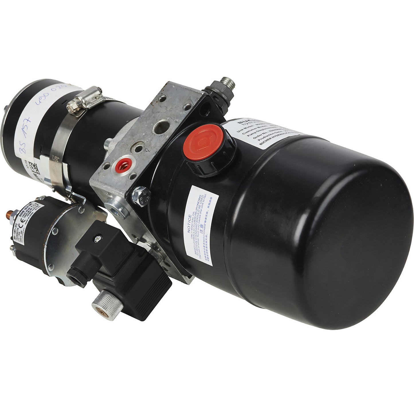 Hydraulic pump, type ES 100 / ES 100L / ES 65D, for electric lifting platform trolley.