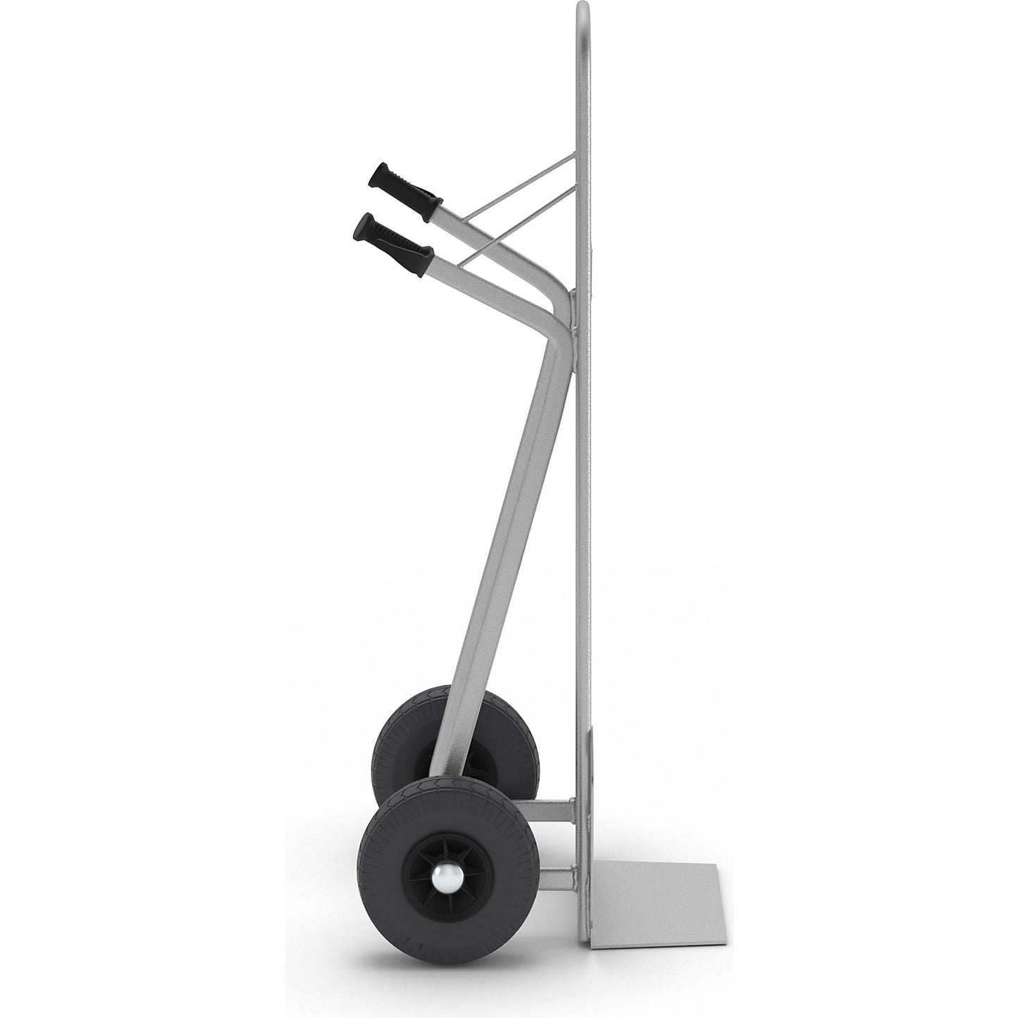 Professional sack truck NST300, powder coated steel, polyurethane tyres 260 x 85 mm.