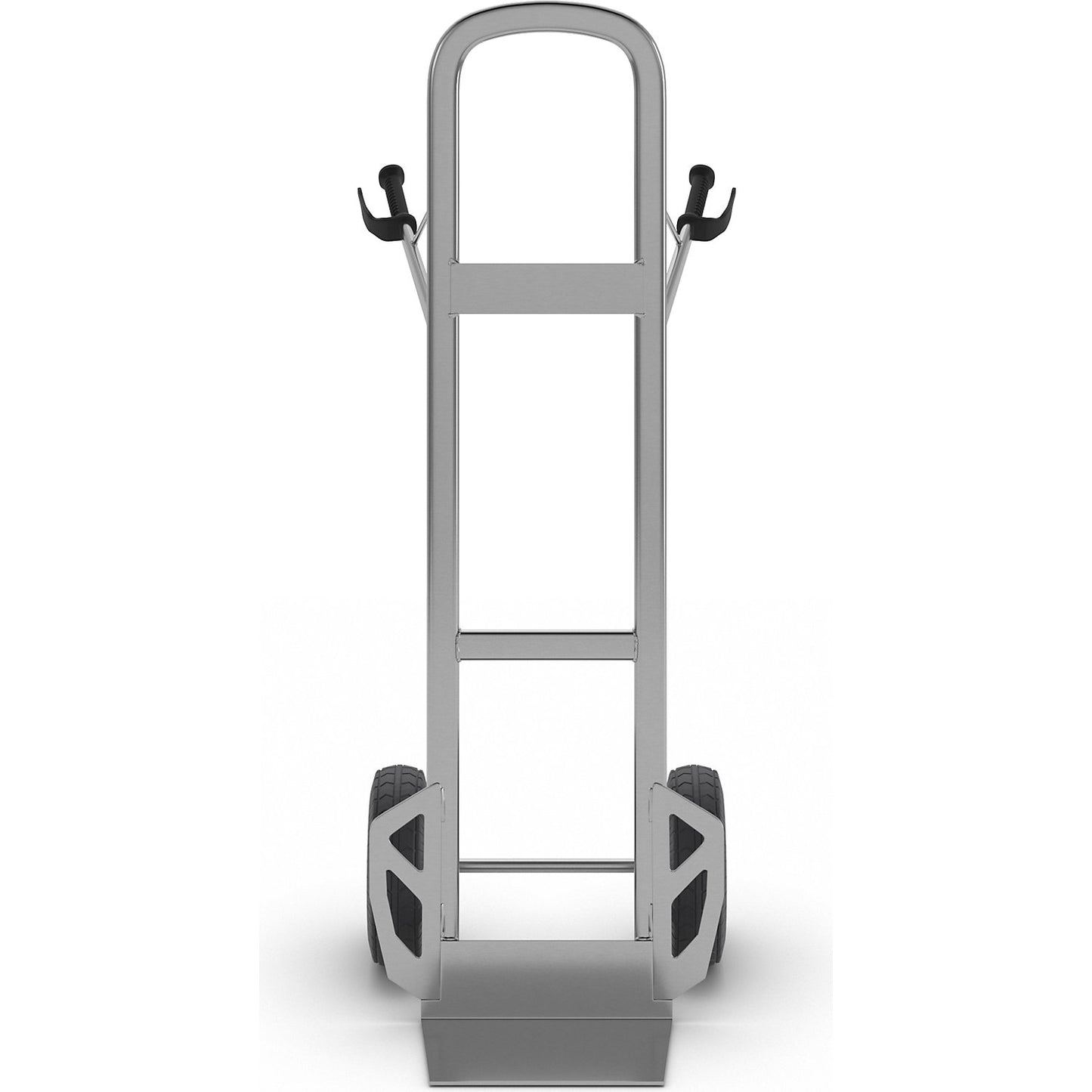 Professional sack truck NST300, aluminium, pneumatic tyres 260 x 85 mm.