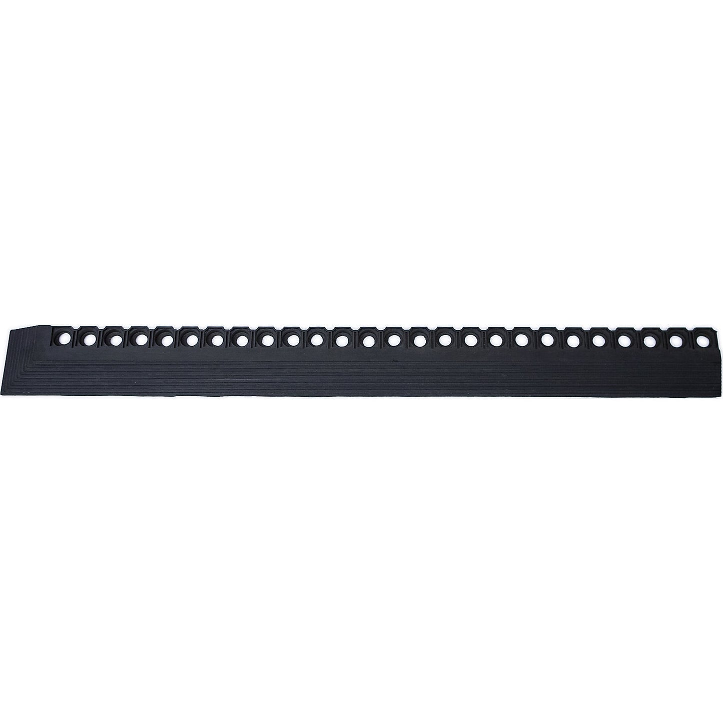 Edge rail for rubber ring matting, incl. corner, for 800 mm, incl. 2 connectors.