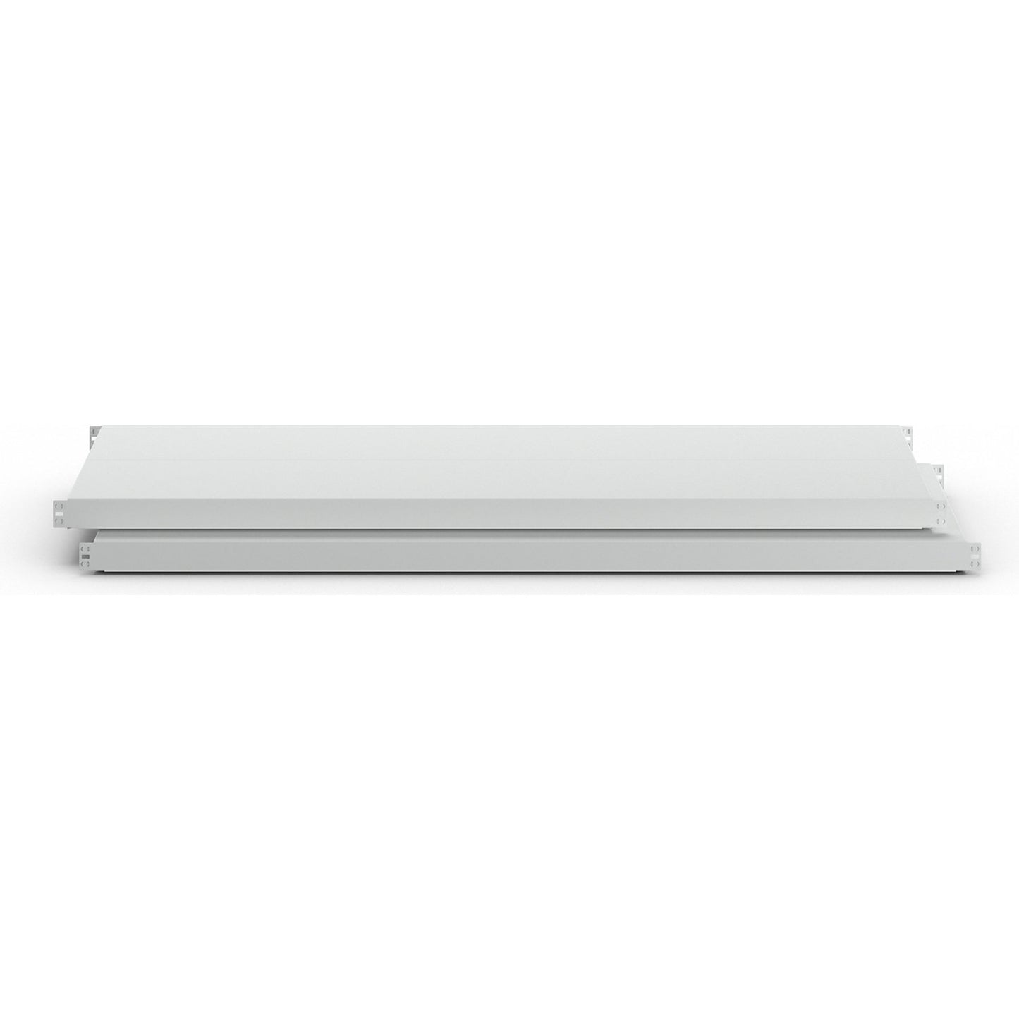Sheet steel shelf, pack of 2, depth 490 mm, width 1442 mm.