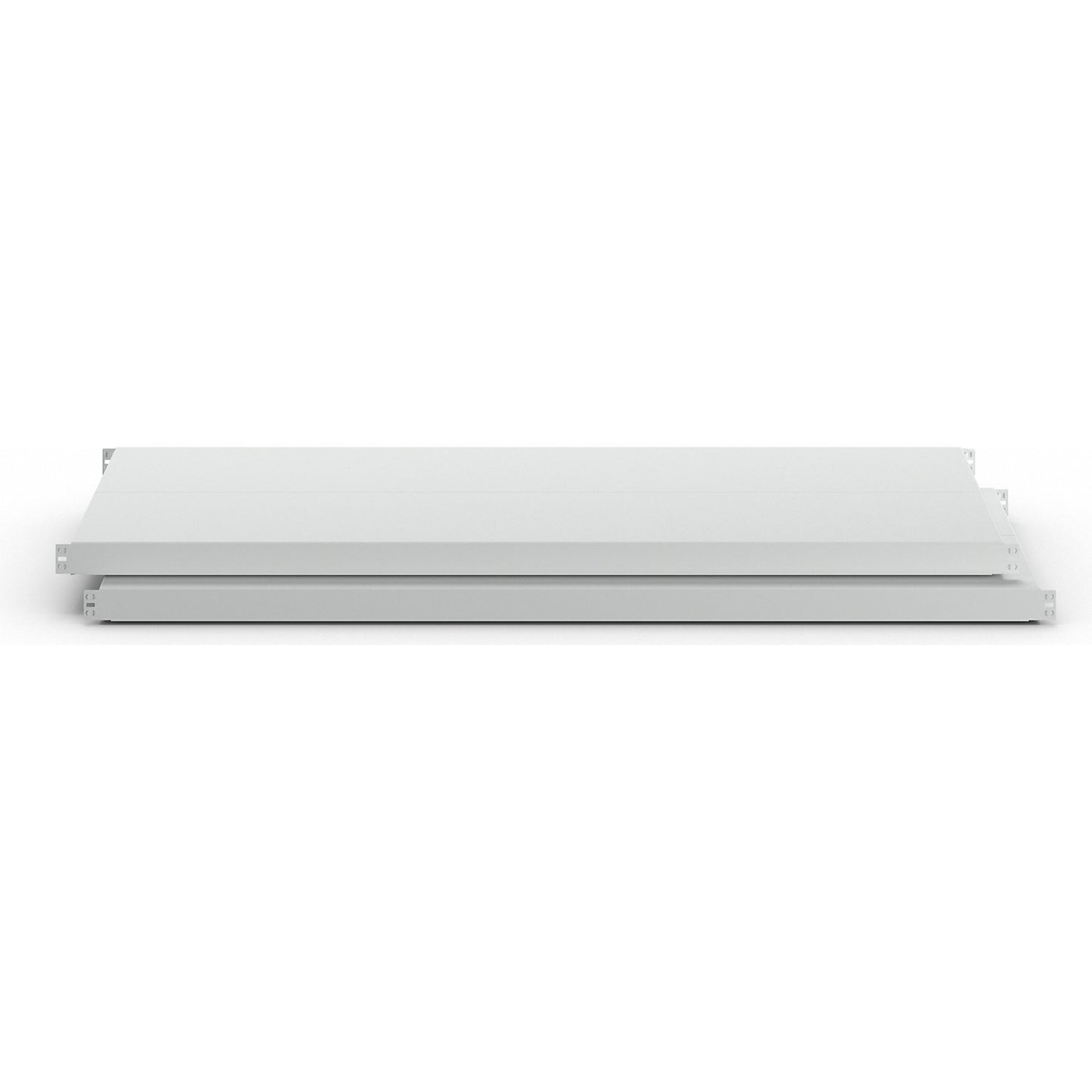 Sheet steel shelf, pack of 2, depth 590 mm, width 1442 mm.