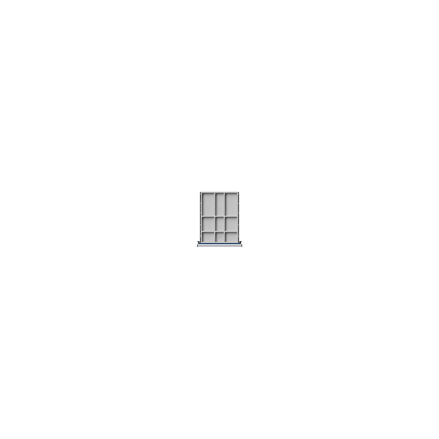 Drawer divider, divider inserts made of plastic, for 90 mm high drawers.