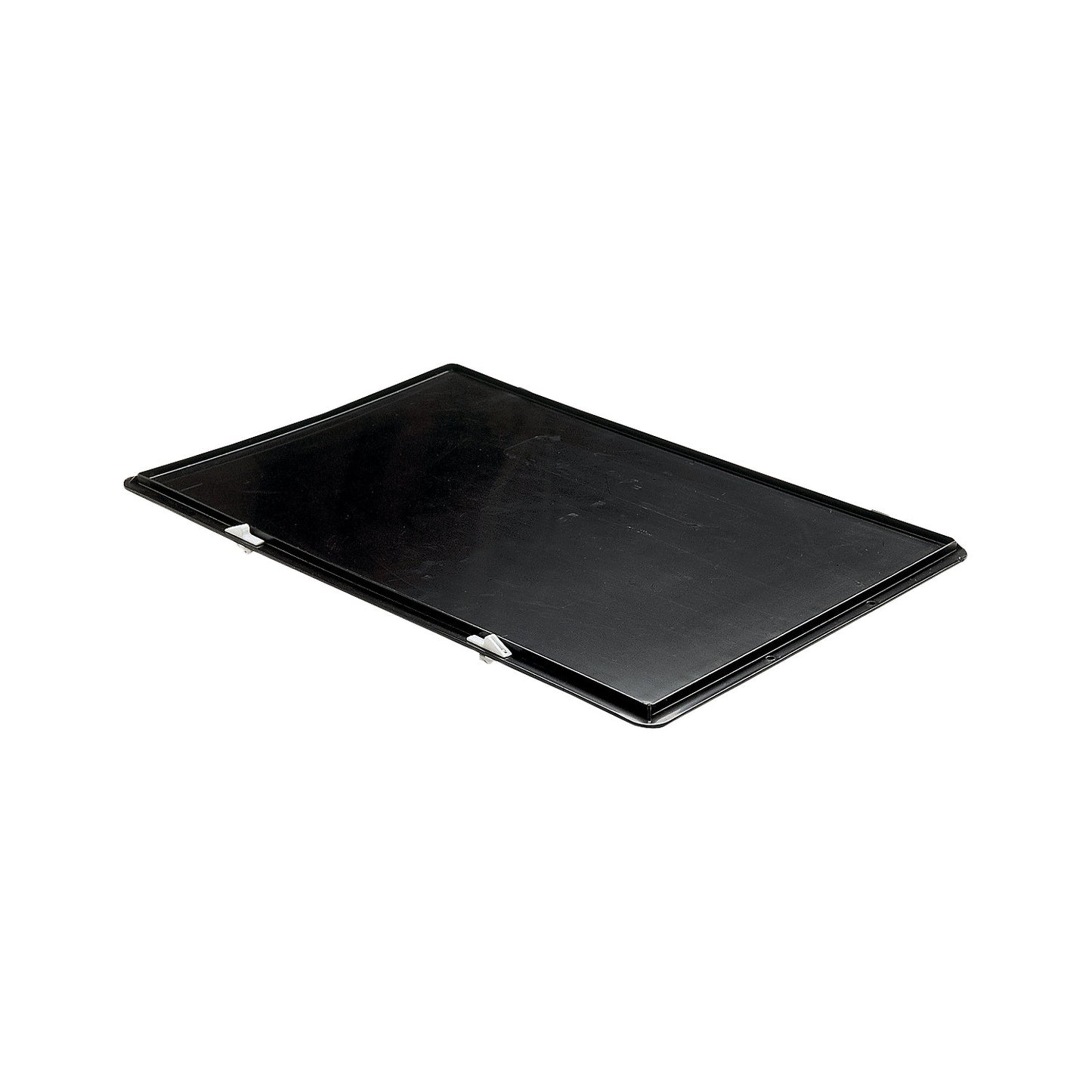 ESD hinged lid, pack of 4, for LxW 600 x 400 mm, height 20 mm.