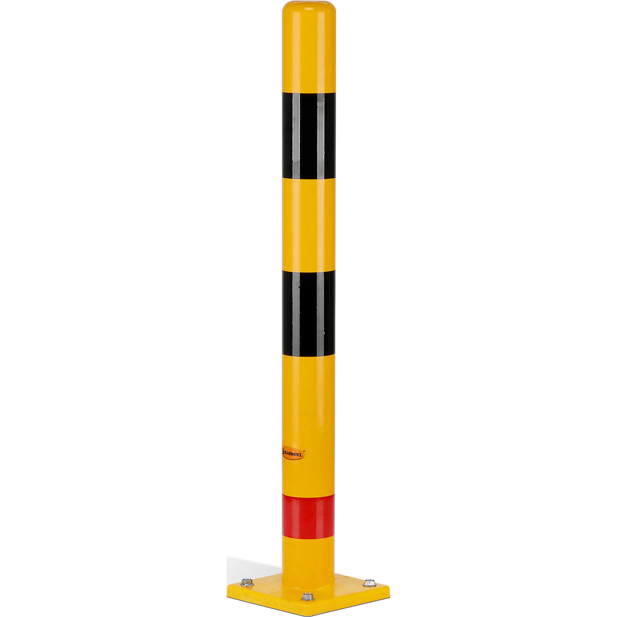 Crash protection bollard, made of plastic, Ø 90 mm.