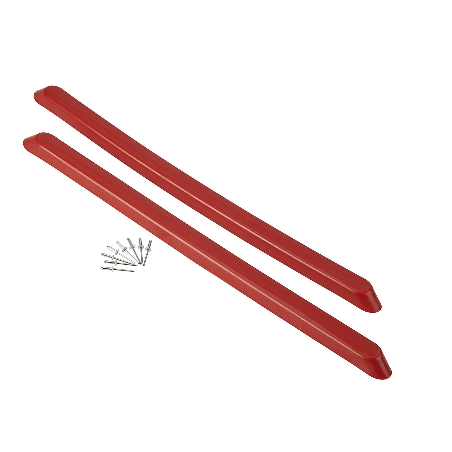 Glide runner, pair, for steel sack truck, red.
