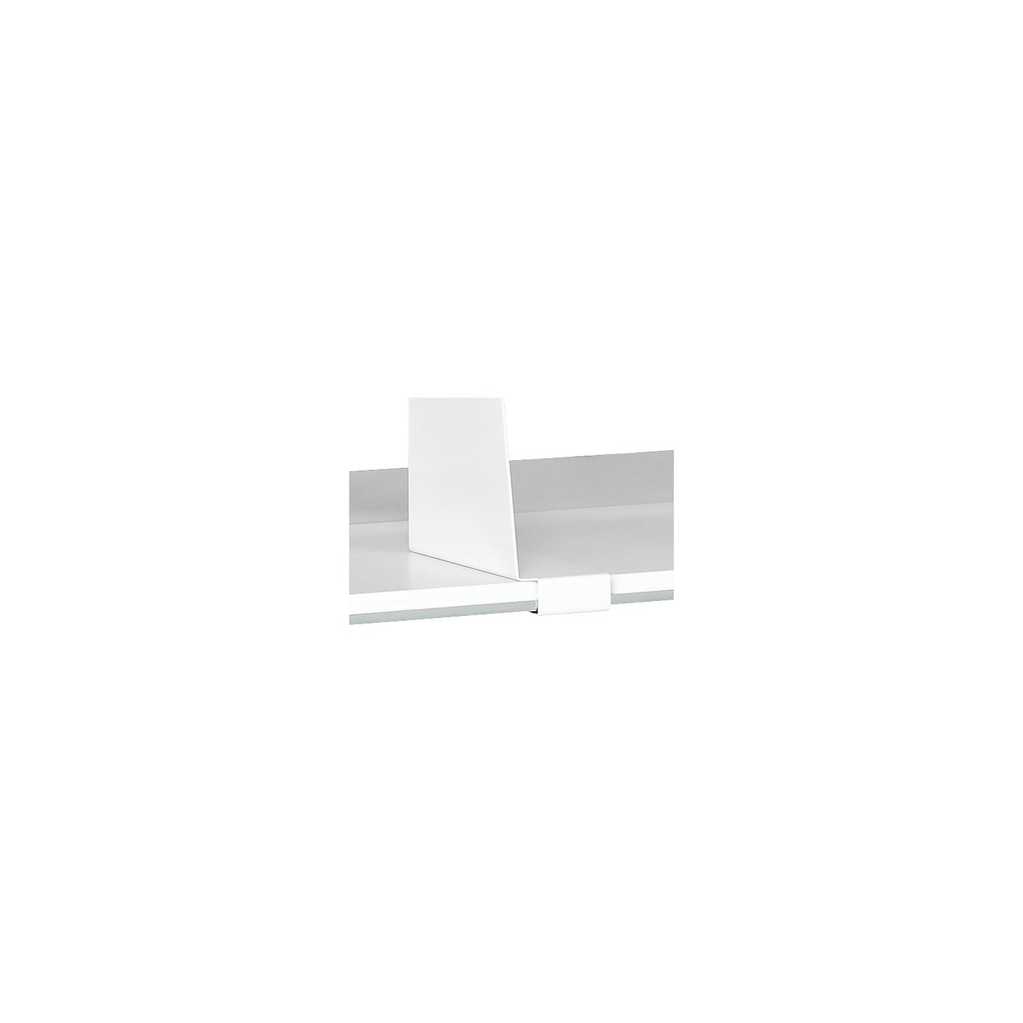 Book rest, HxWxD 173 x 63 x 147 mm, white.