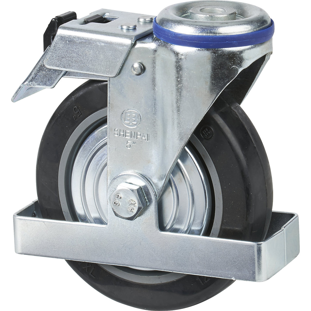Steering wheel with wheel stop, for mini lifter, Ø 120 mm.
