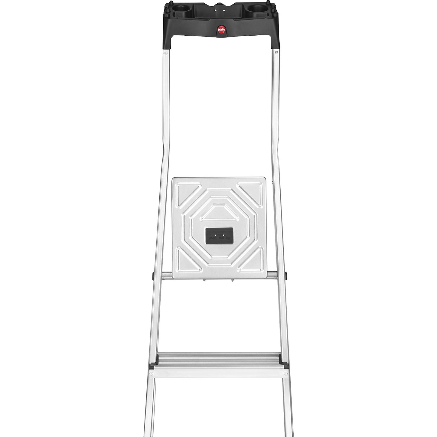 StandardLine L60 aluminium step ladder, max. load 150 kg, 8 steps.