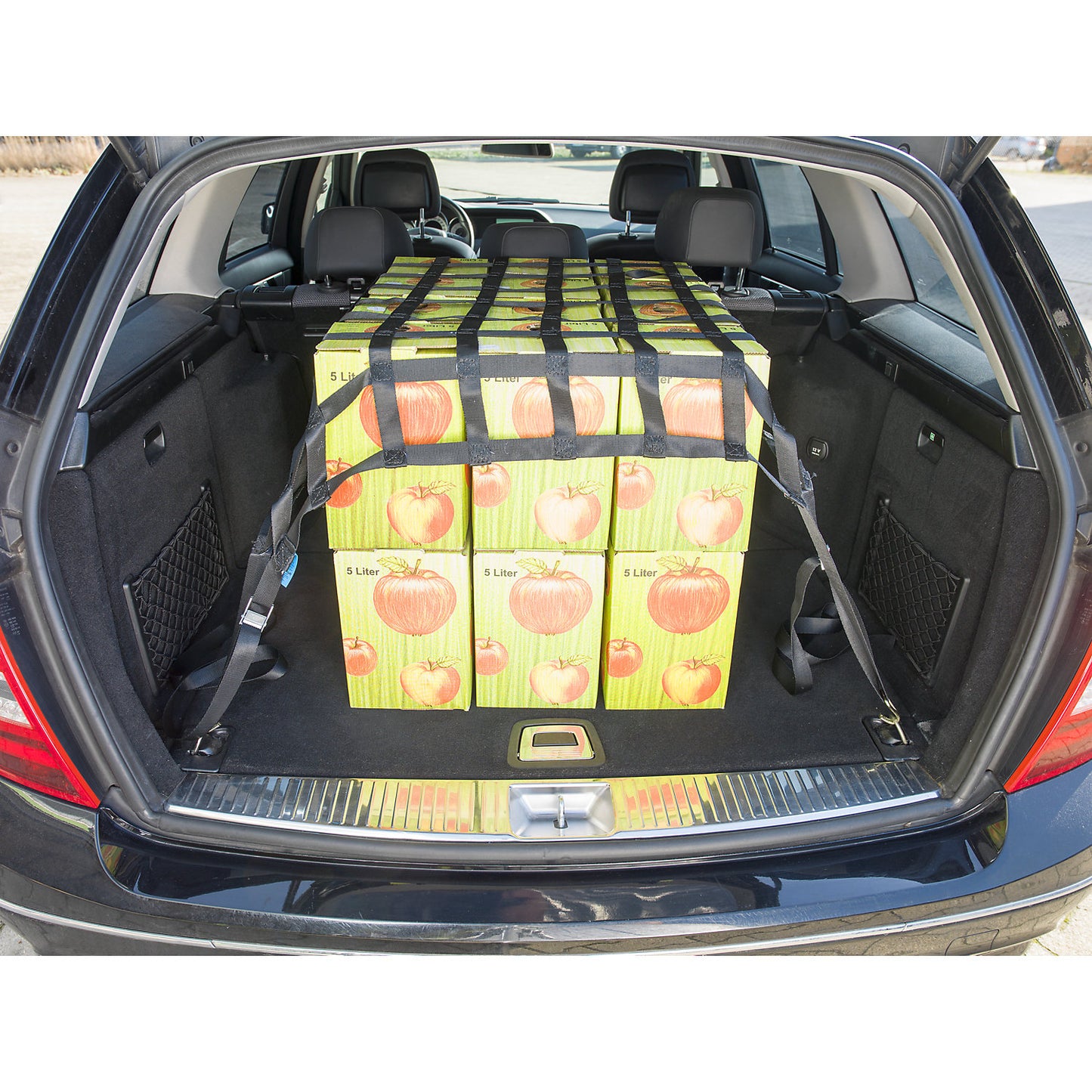 Cargo net, for passenger cars, LxW 880 x 880 mm, 1+ items.