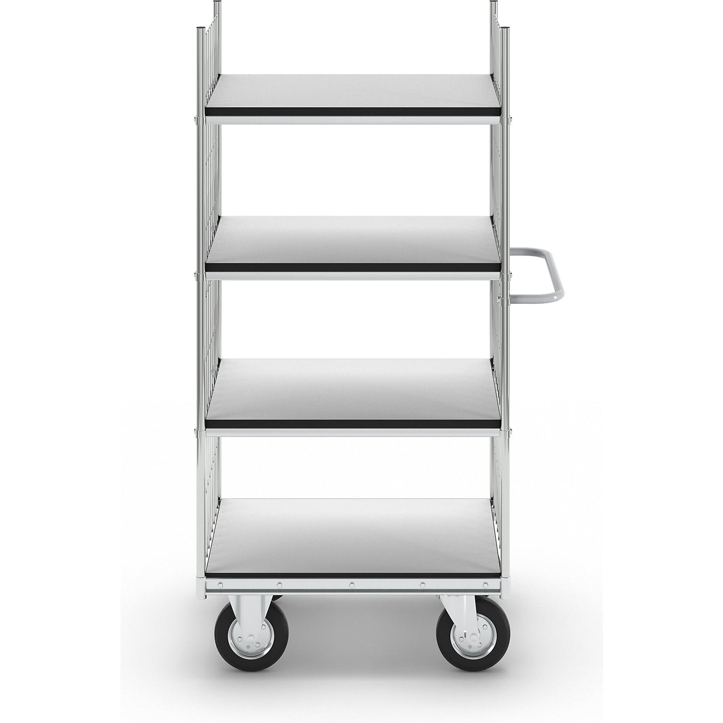 SERIES 300 ESD shelf truck, 4 shelves, LxWxH 990 x 650 x 1730 mm.