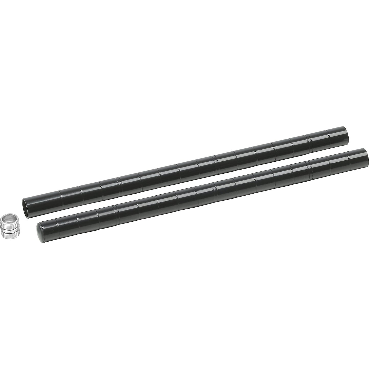 Post for table trolley, length 860 mm, black.