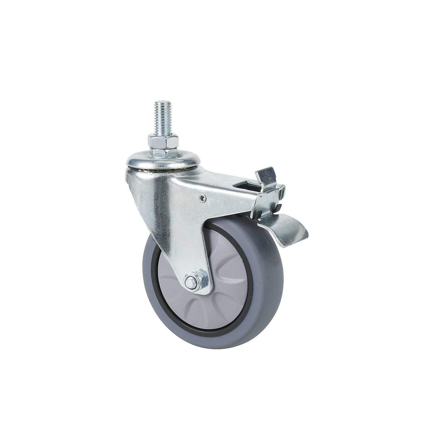 Standard wheel, with brake, Ø 100 x 27 mm.