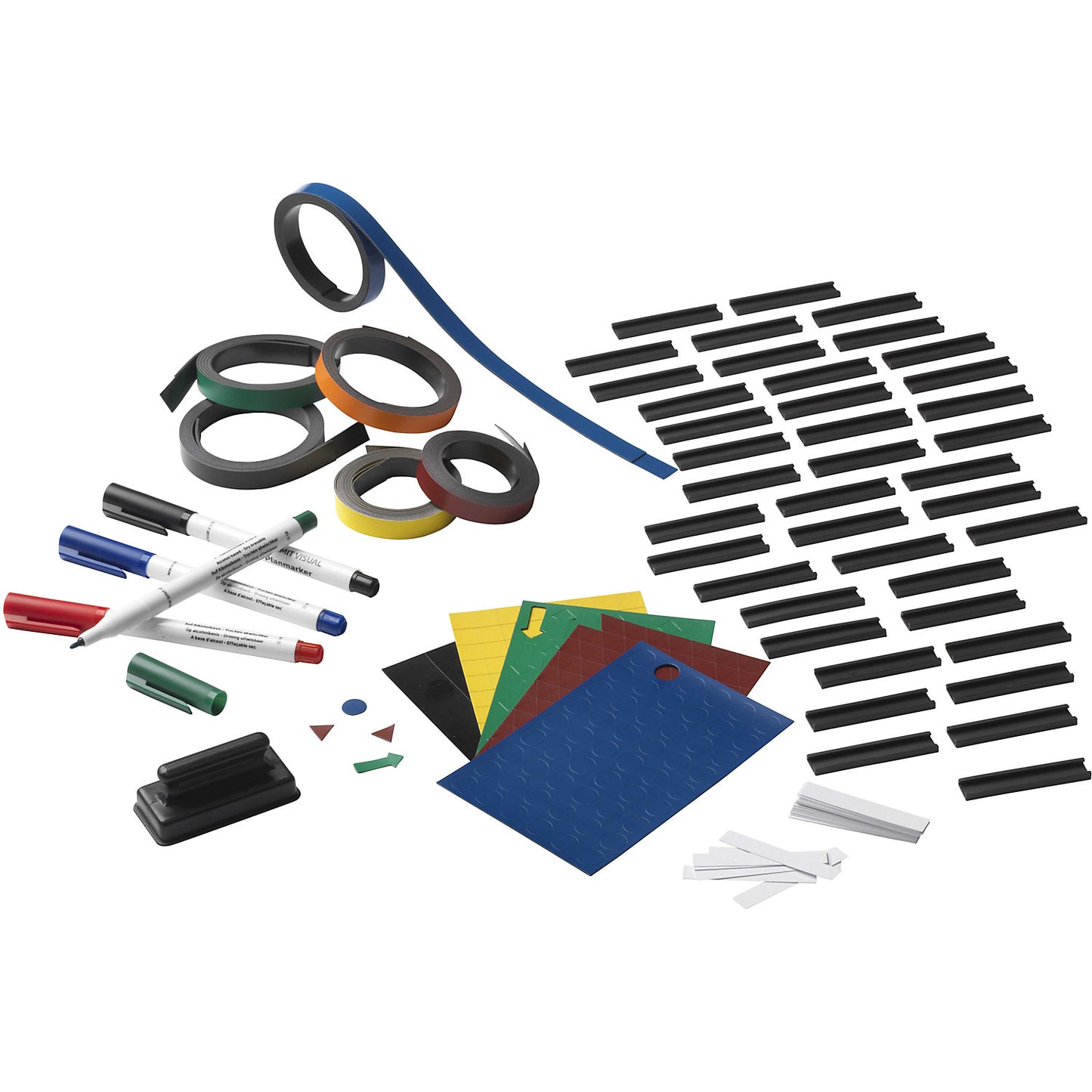 Accessory set, for board width 900 mm, markets, magnets, labels, wiper.