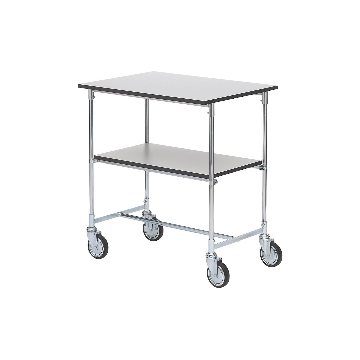 ESD table trolley, 2 shelves, LxW 1200 x 600 mm.
