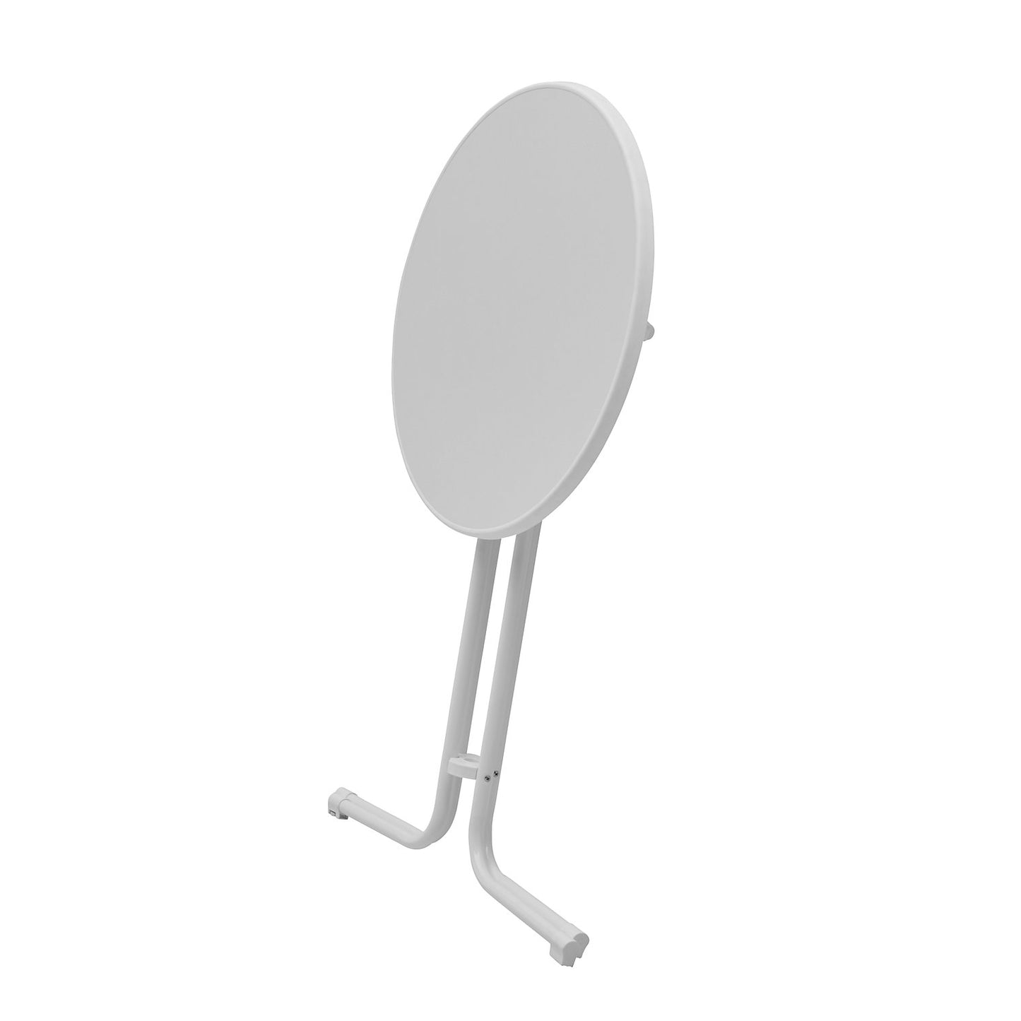 Pedestal table for outdoors, HxØ 1100 x 800 mm, white.