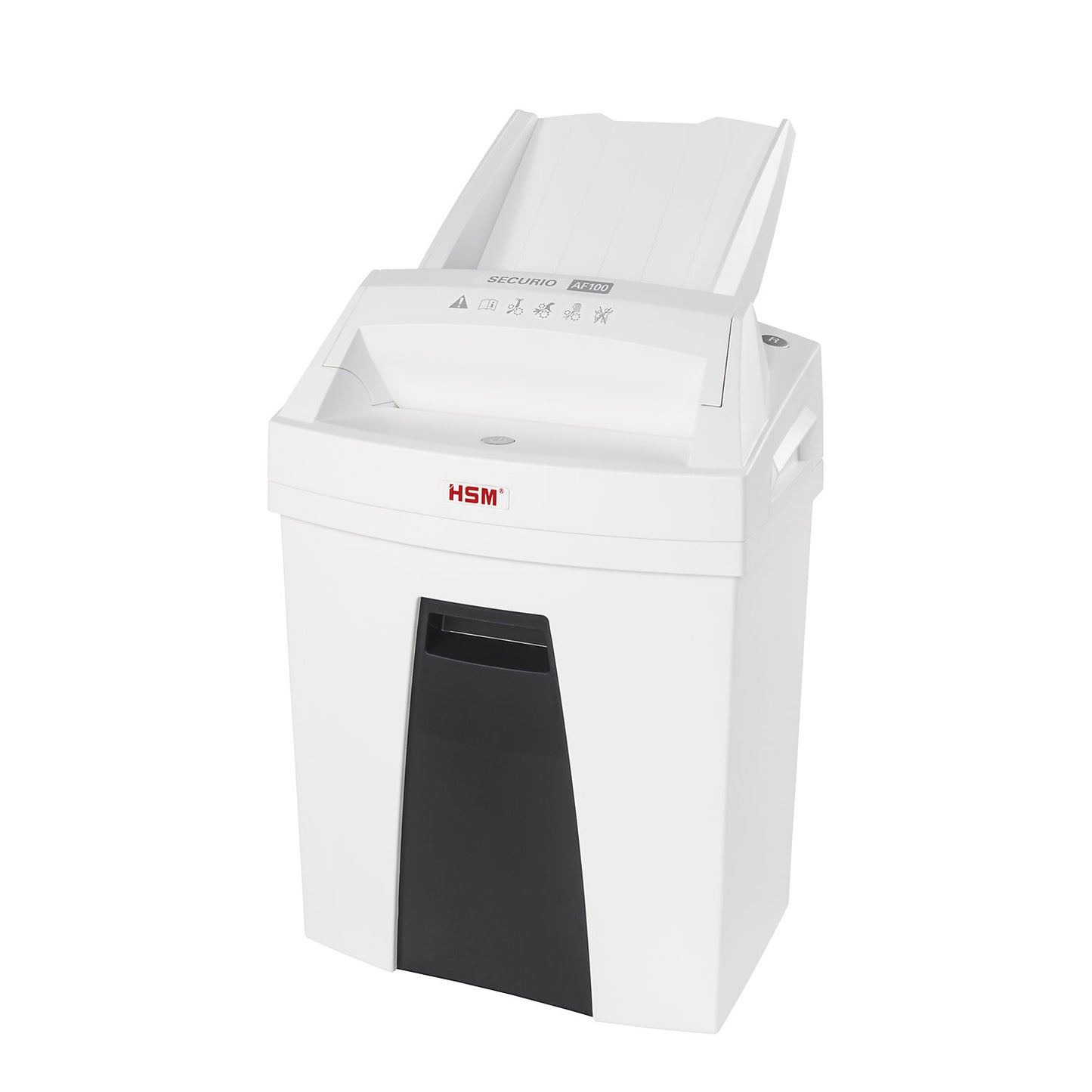 SECURIO autofeed document shredder AF100, collection capacity 25 l, 5 - 6 sheets.