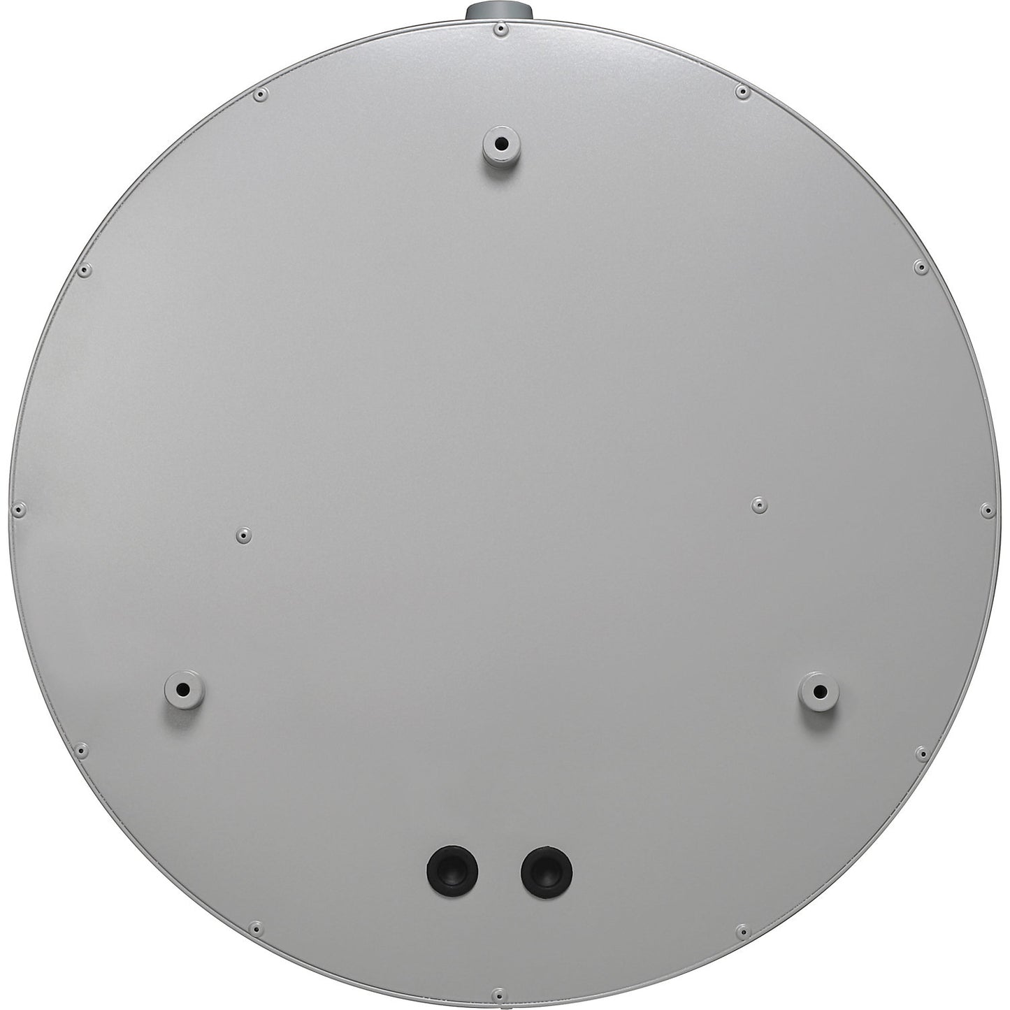 METROLINE outdoor clock, single sided, white aluminium.