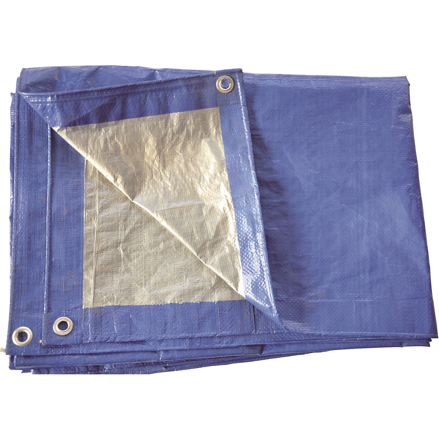 Tarpaulin, blue, 140 g/m², LxW 5000 x 4000 mm.