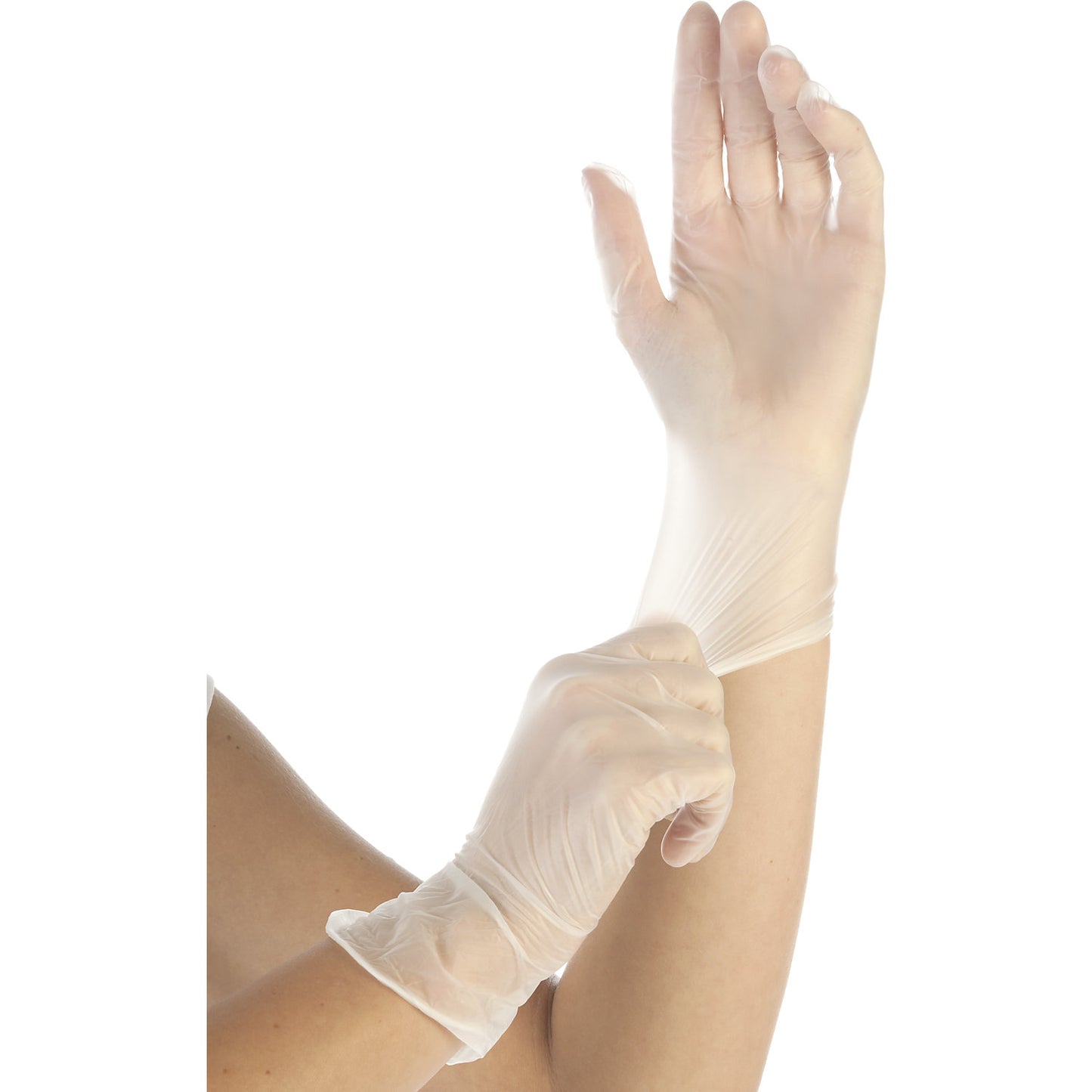 IDEAL vinyl gloves, no powder, pack of 1000 pcs, size 8 (M).