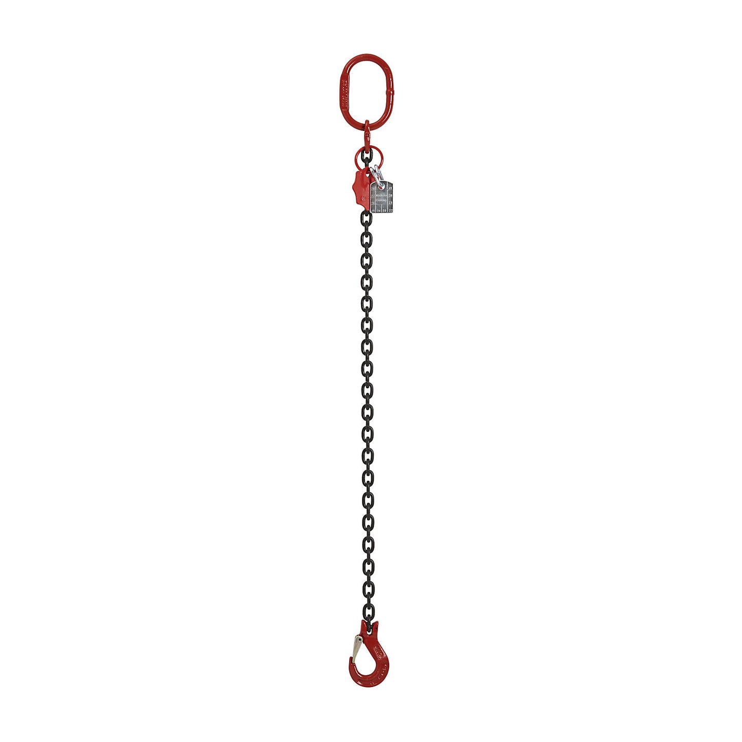GK8 chain sling, max. load 1120 kg, chain thickness 6 mm, effective length 1 m, 1-leg.