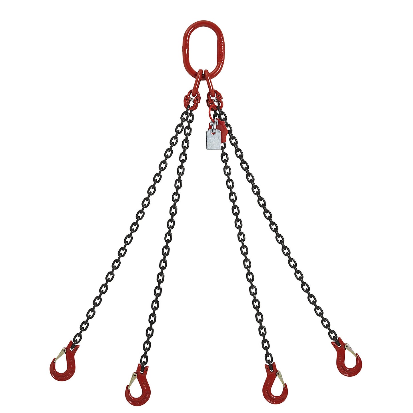GK8 chain sling, max. load 4250 kg, chain thickness 8 mm, effective length 2 m, 4-leg.