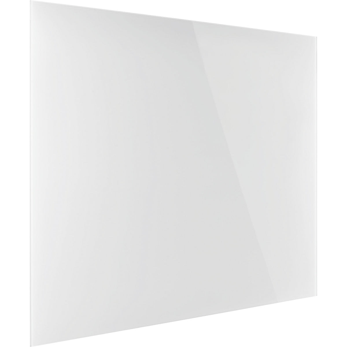 Designer glass board, magnetic, WxH 1200 x 900 mm, brilliant white.