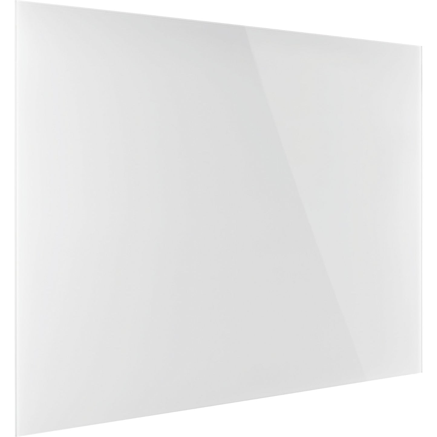 Designer glass board, magnetic, WxH 1500 x 1000 mm, brilliant white.