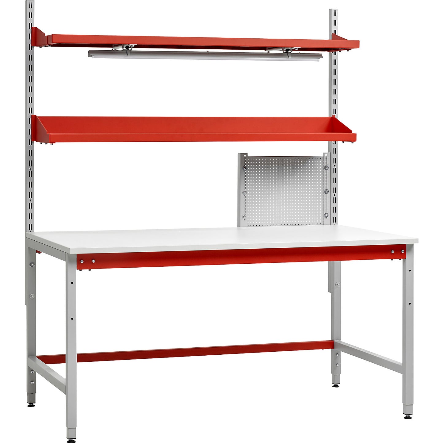 Perforated rear panel, for securing to add-on rails, single module HxW 360 x 390 mm.