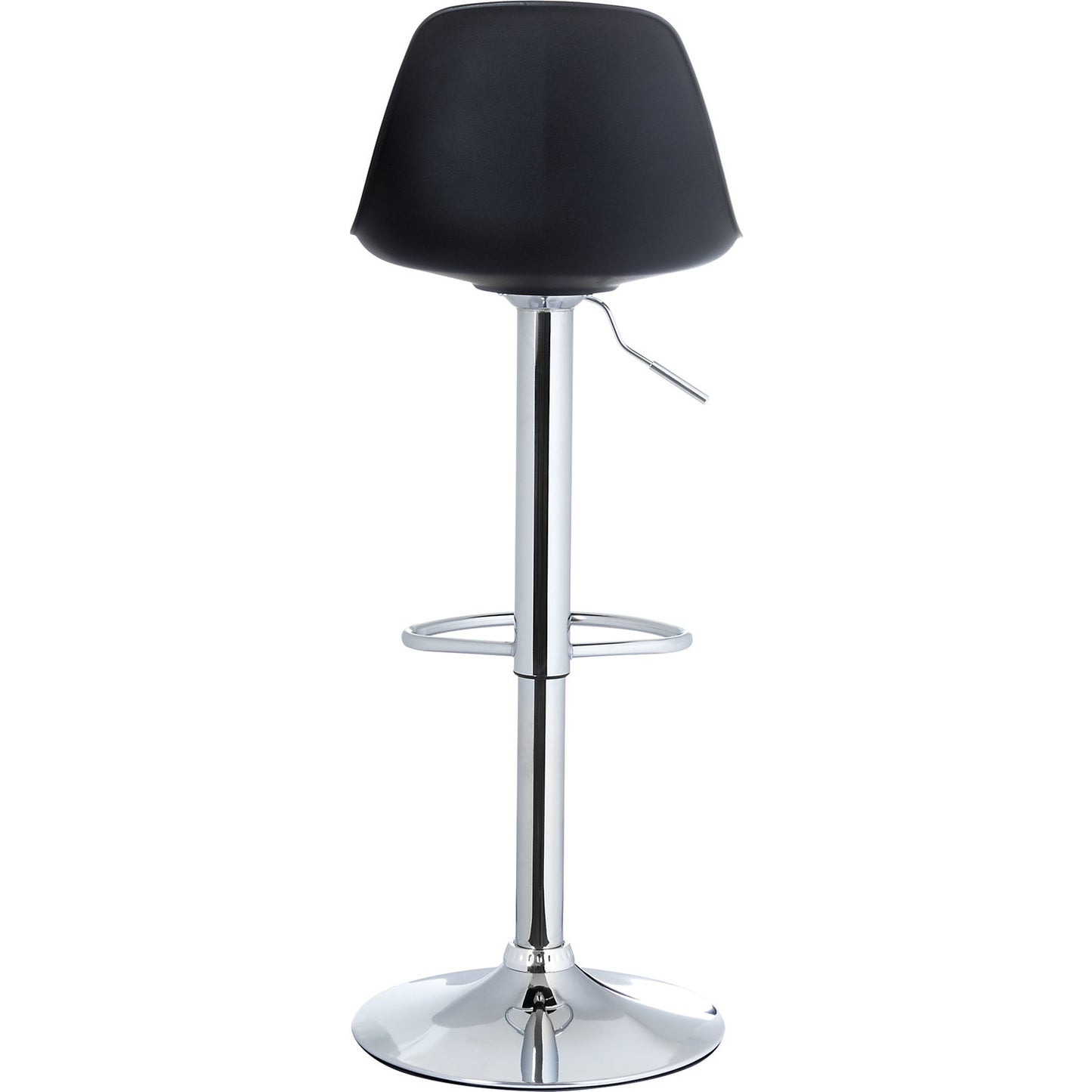 BOBBA bar stool, with seat cushions, pack of 2, black.