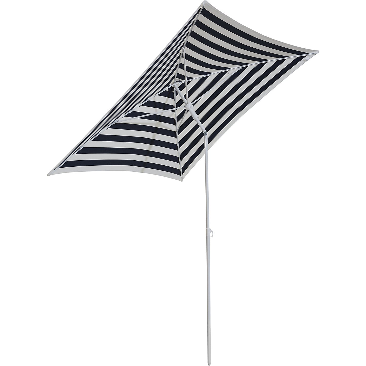 Parasol, square, LxW 1600 x 1600 mm, frame white, white / blue.