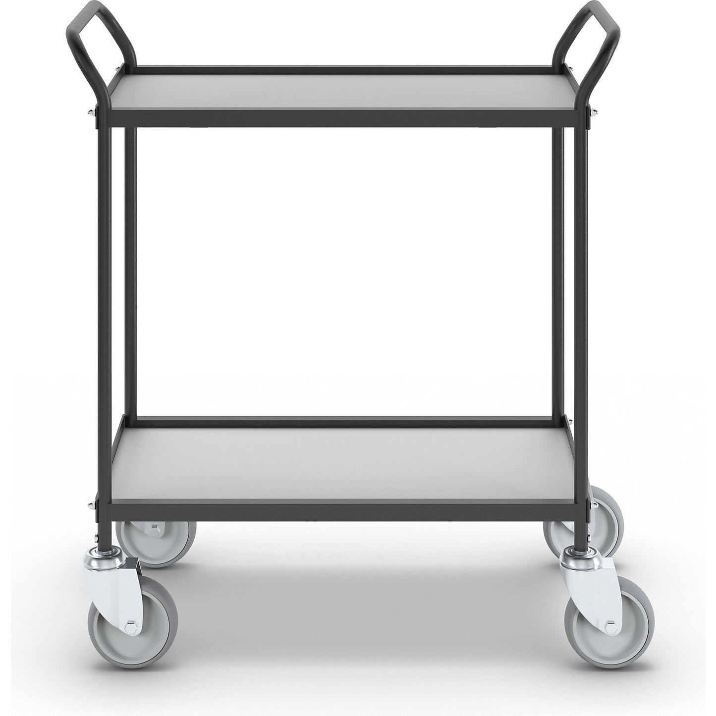 Serving trolley, LxWxH 780 x 380 x 880 mm, 2 shelves.