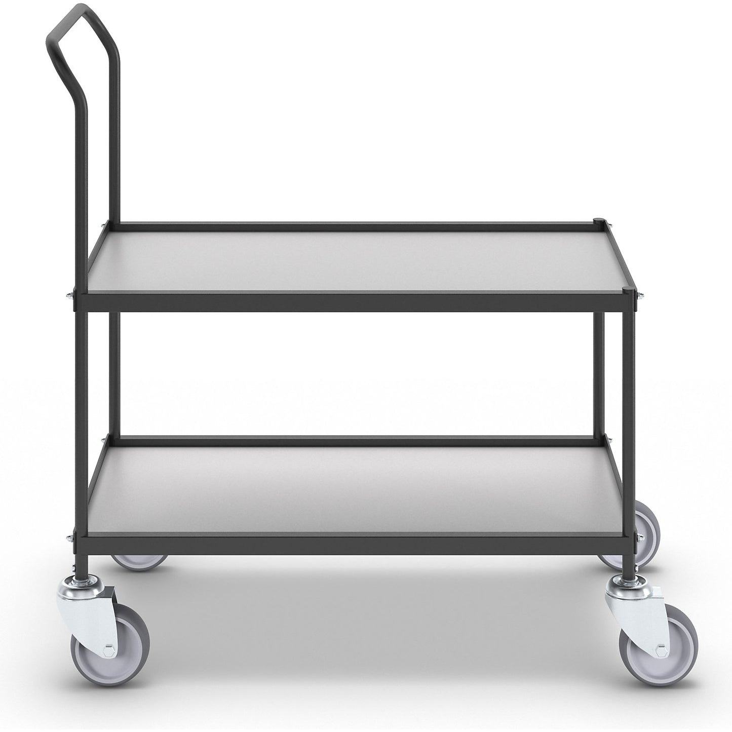 Serving and clearing trolley, 2 shelves, LxWxH 840 x 470 x 960 mm.