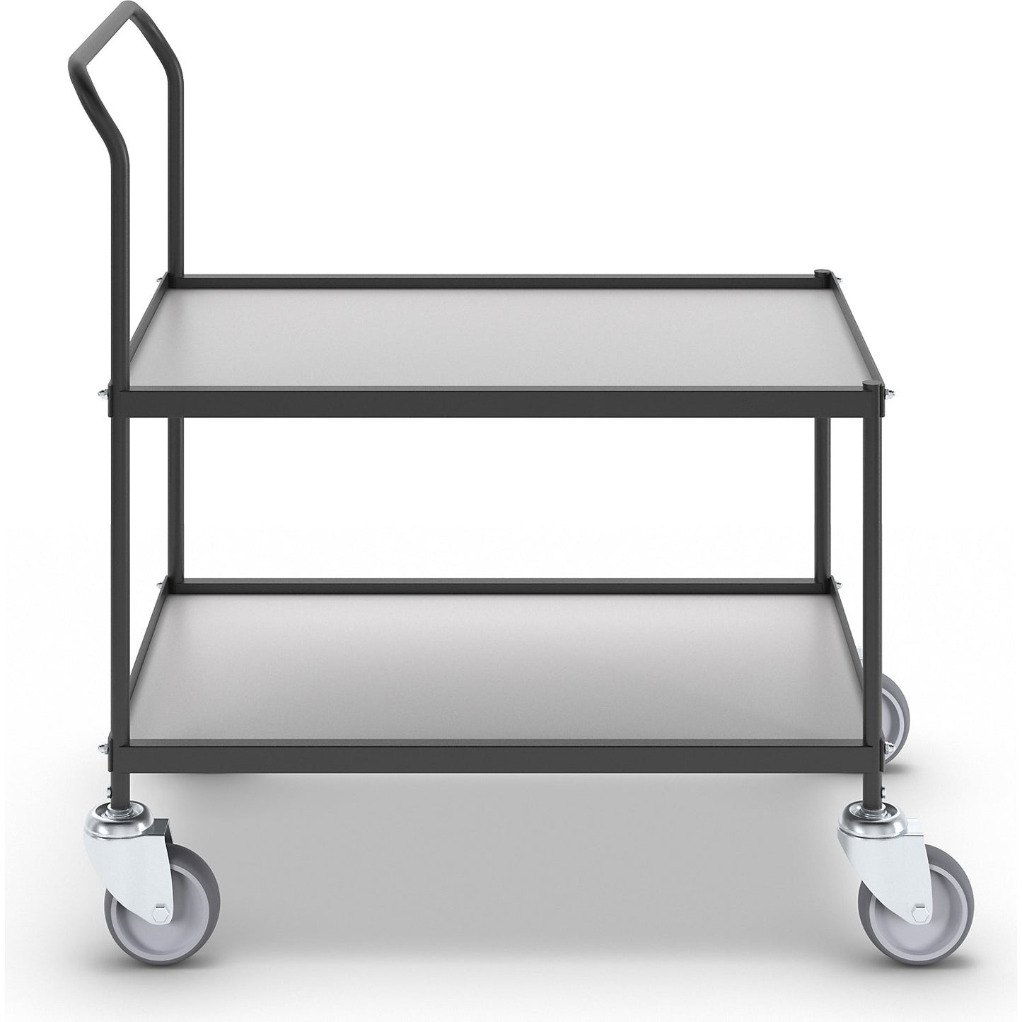 Serving and clearing trolley, 2 shelves, LxWxH 830 x 545 x 920 mm.