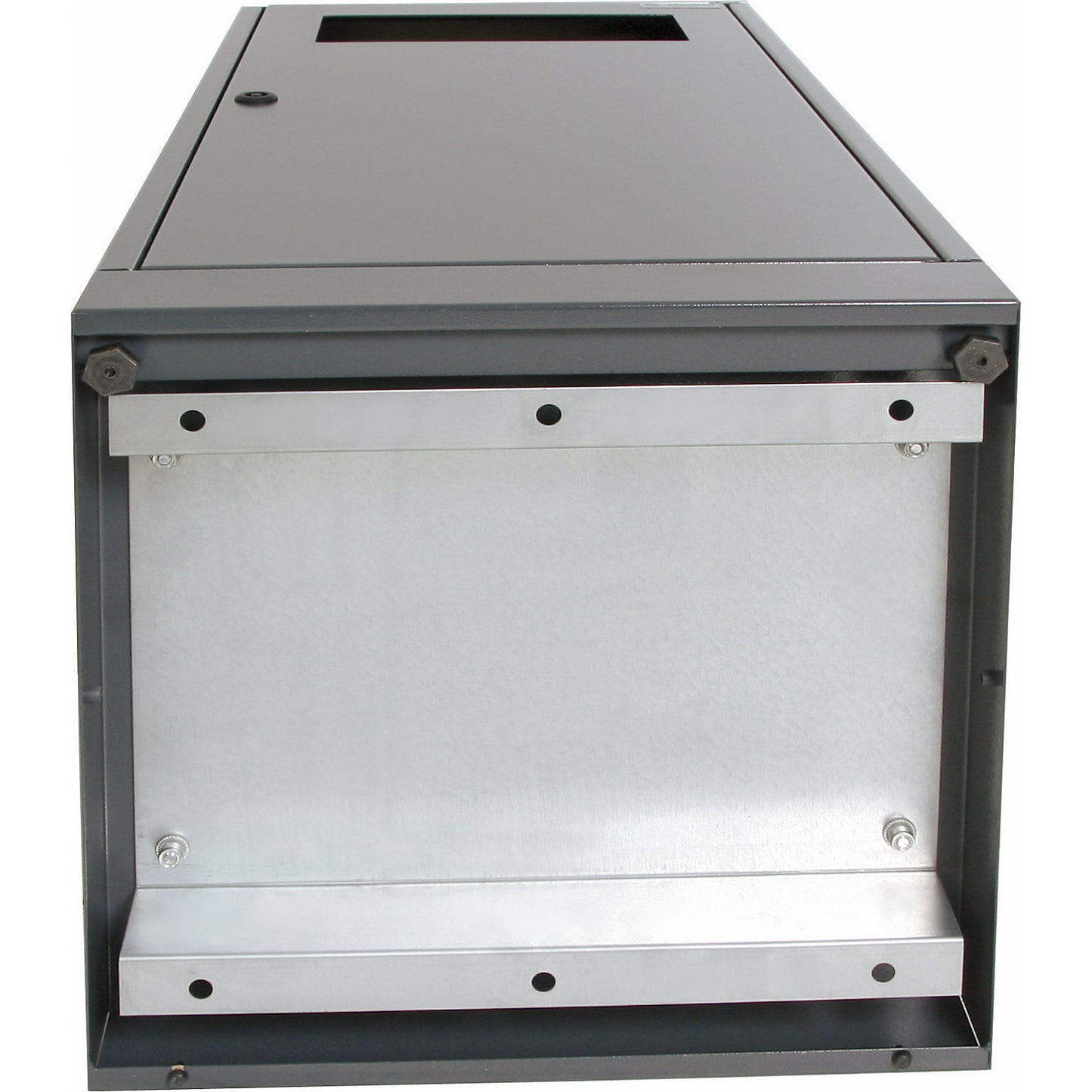 Waste collector for outdoor areas, capacity 40 l, WxHxD 350 x 815 x 350 mm, charcoal.