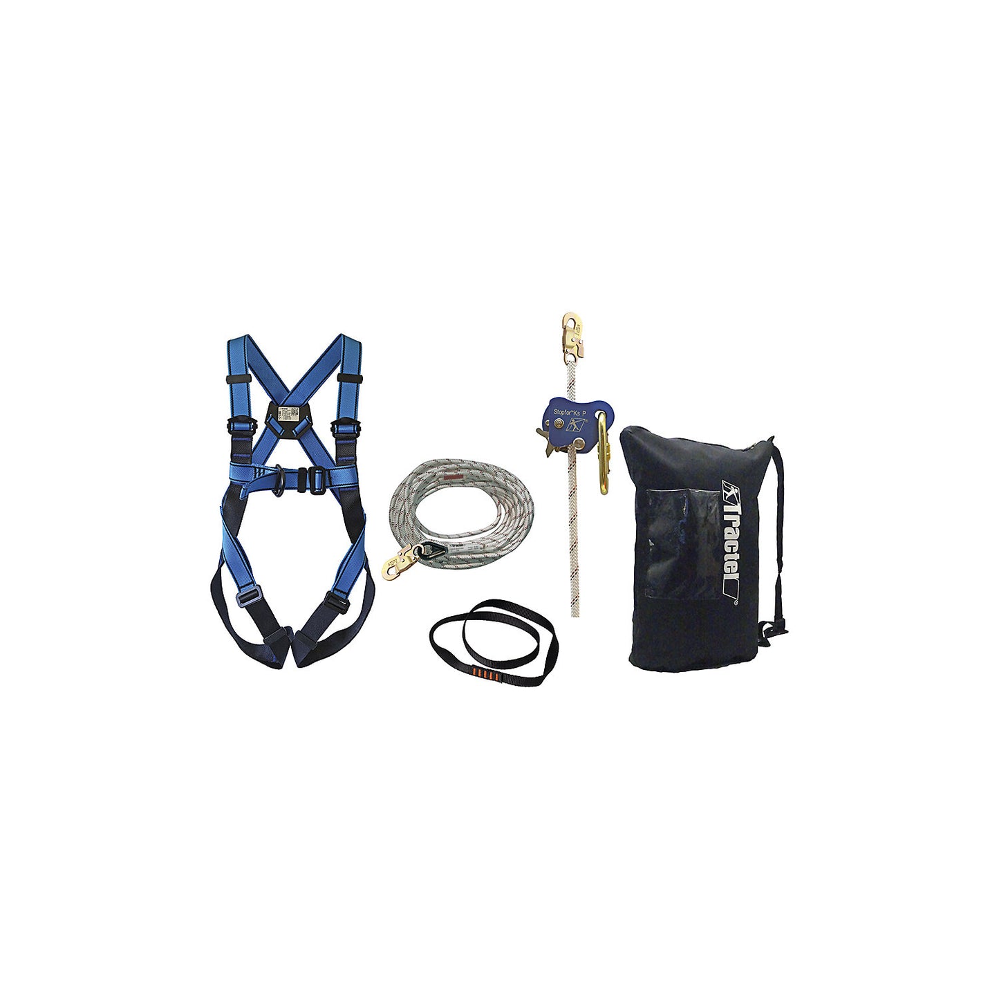 PPE fall protection set Oodobag II, max. load 150 kg, XL.