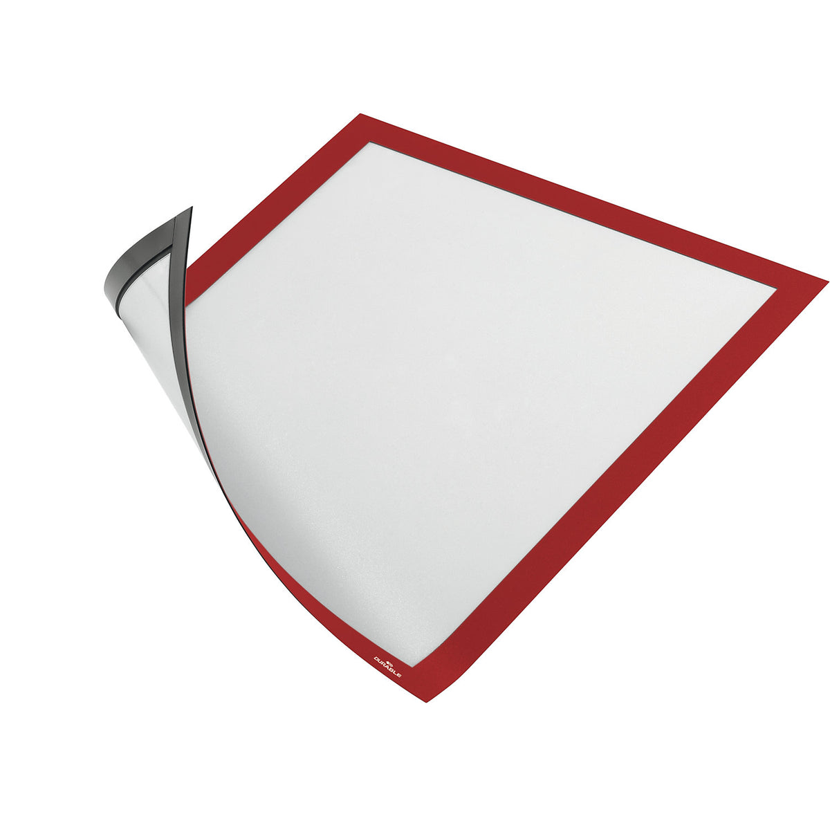 DURAFRAME® MAGNETIC information frame, magnetic, for A4, red, pack of 10.