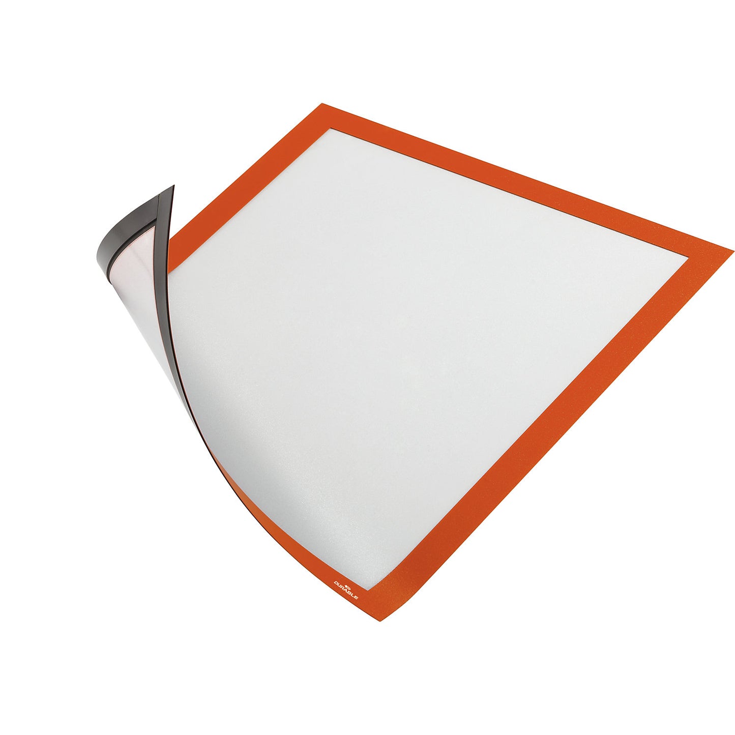 DURAFRAME® MAGNETIC information frame, magnetic, for A4, orange, pack of 10.