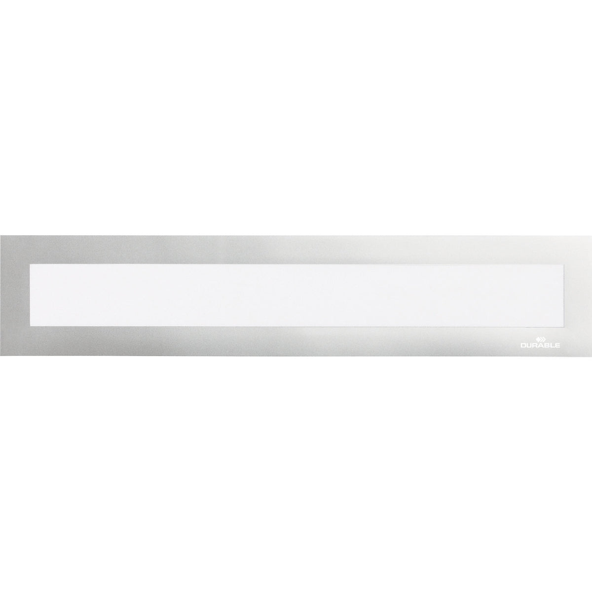 DURAFRAME® MAGNETIC TOP information frame, for headings, pack of 10, for A3 portrait/A4 landscape, silver.