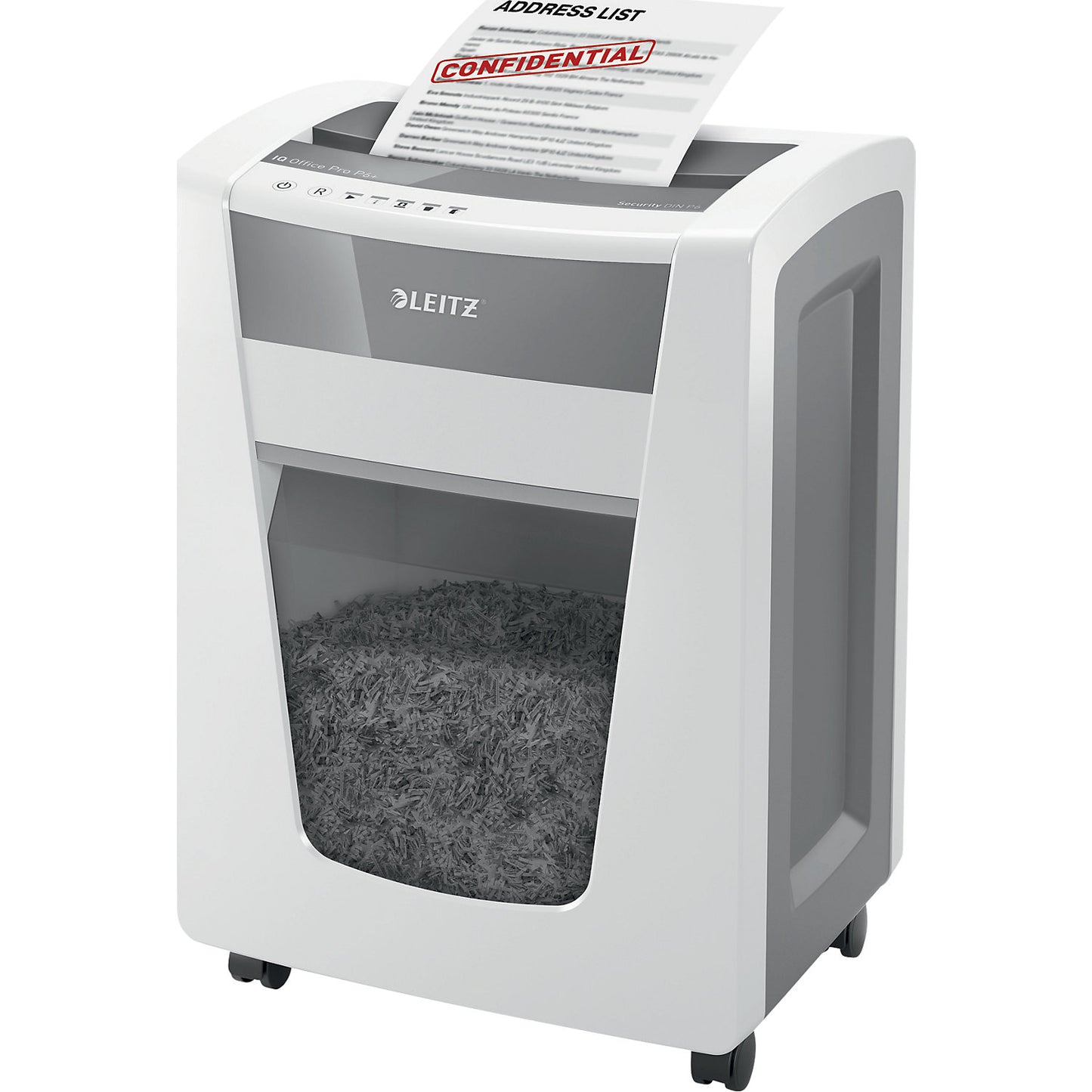 IQ OFFICE PRO document shredder, super micro cut, 5 sheets, collection capacity 30 l.