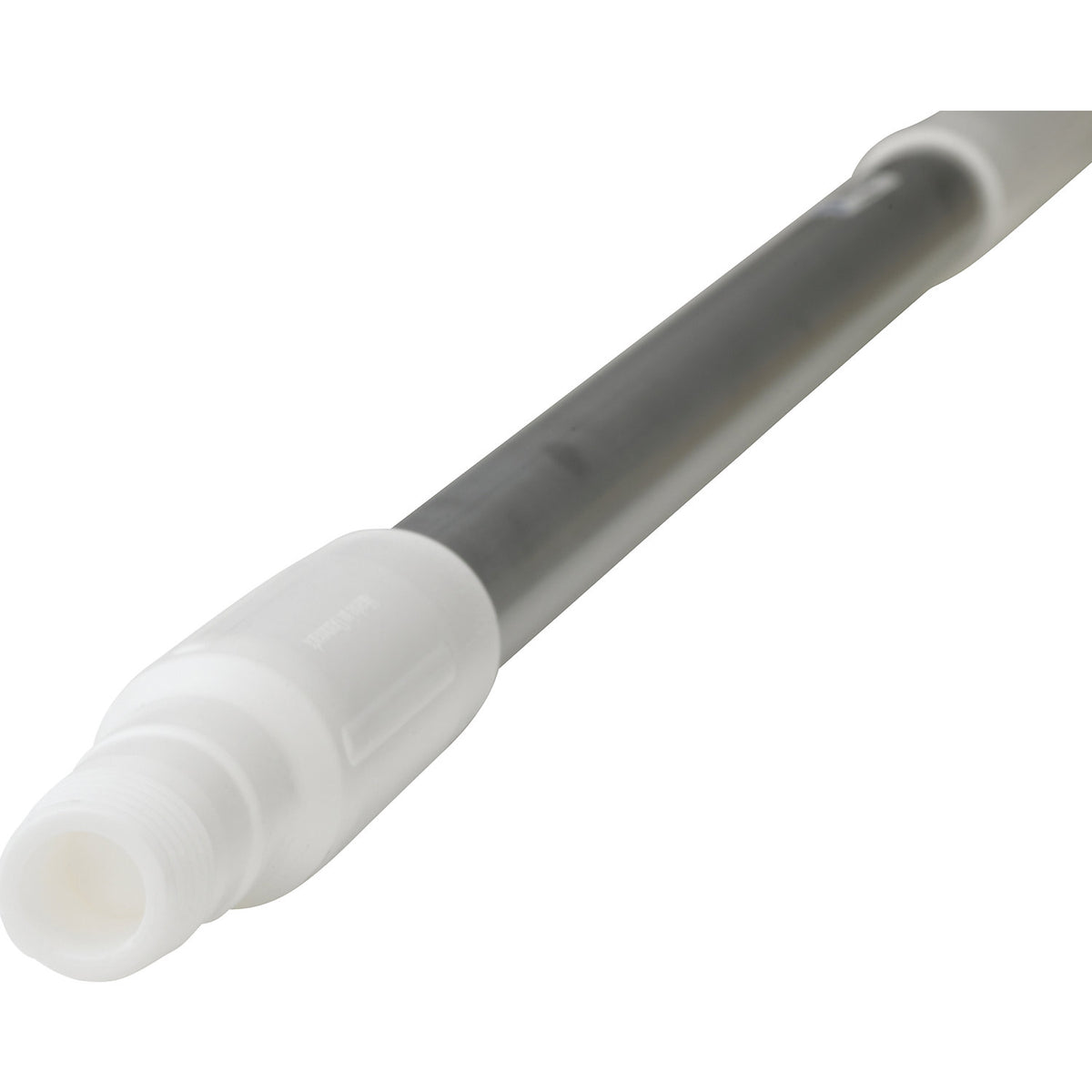 Aluminium handle, ergonomic, Ø 31 mm, length 1310 mm, pack of 10, white.