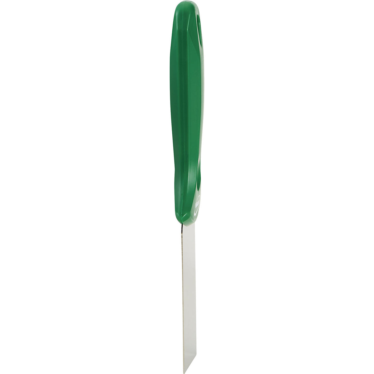 Hand scraper with stainless steel blade, width 50 mm, pack of 10, green.