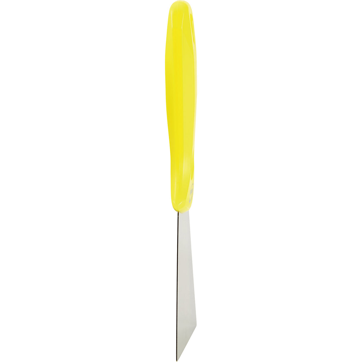 Hand scraper with stainless steel blade, width 100 mm, pack of 10, yellow.
