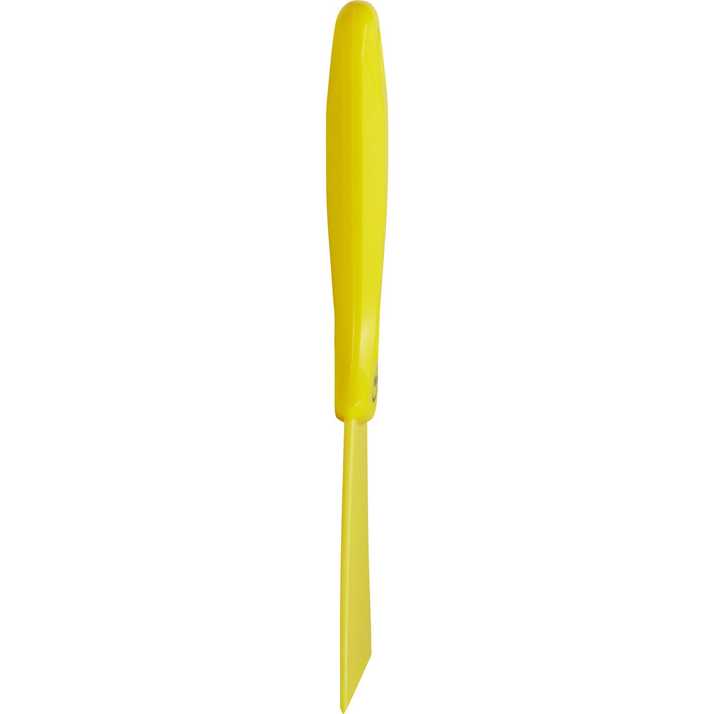 Hand scraper with nylon blade, width 100 mm, pack of 10, yellow.