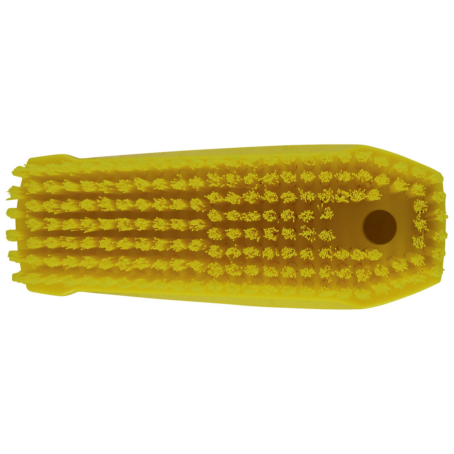 Hand and nail brush S, hard, pack of 25, yellow.