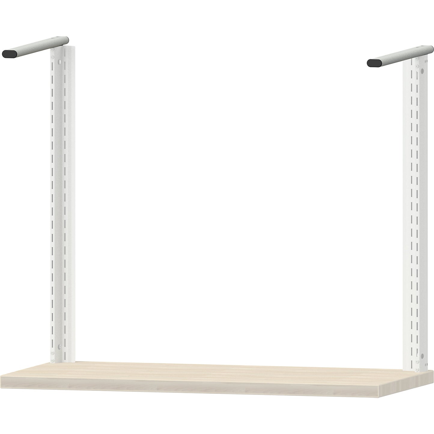 Single side support arm for electrically height adjustable LIFT work tables, 1 pair, WxDxH 670 x 60 x 30 mm.