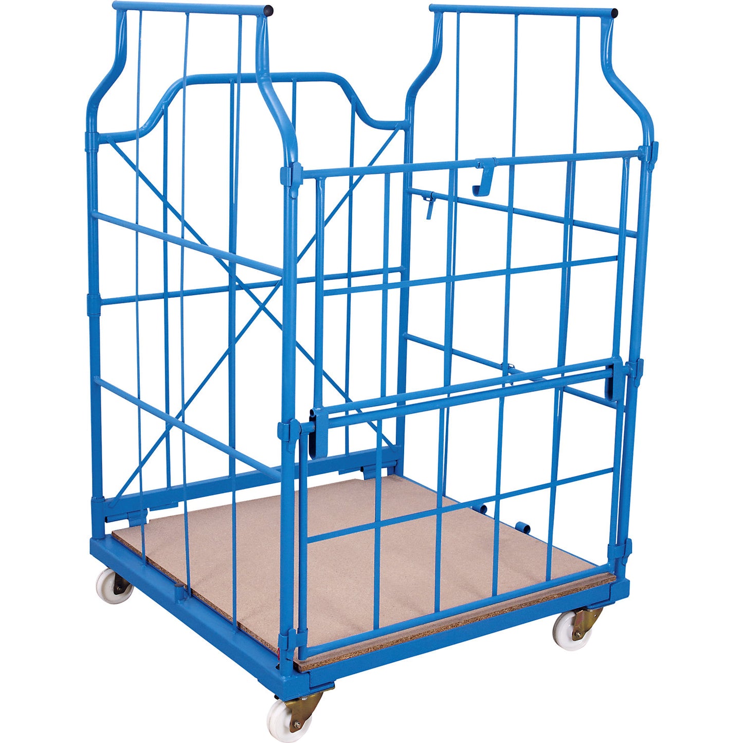 Front door, half drop gate, flat steel, model 1200.
