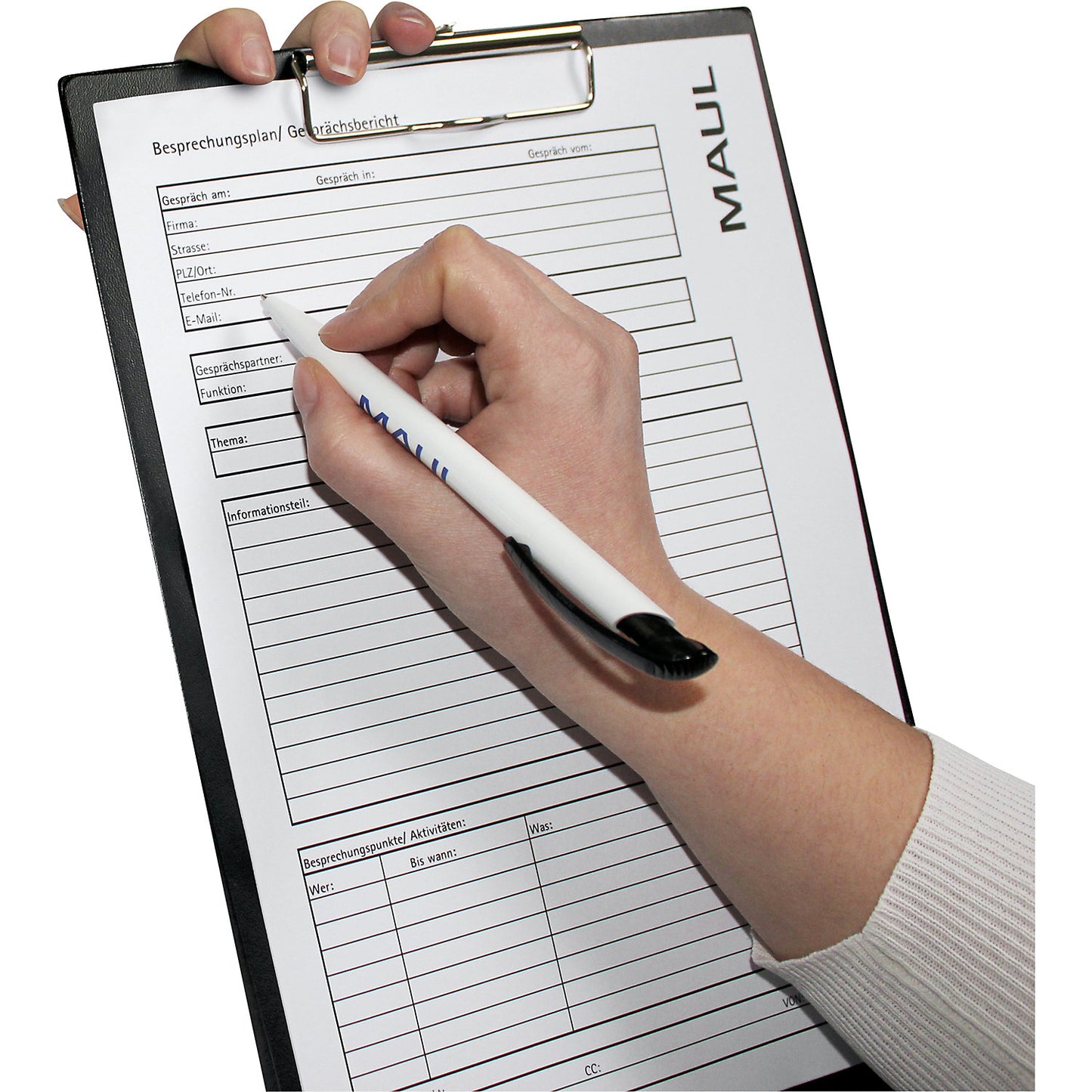 Writing board with film coating, LxWxH 319 x 229 x 13 mm, pack of 24, with suspension eyelet.